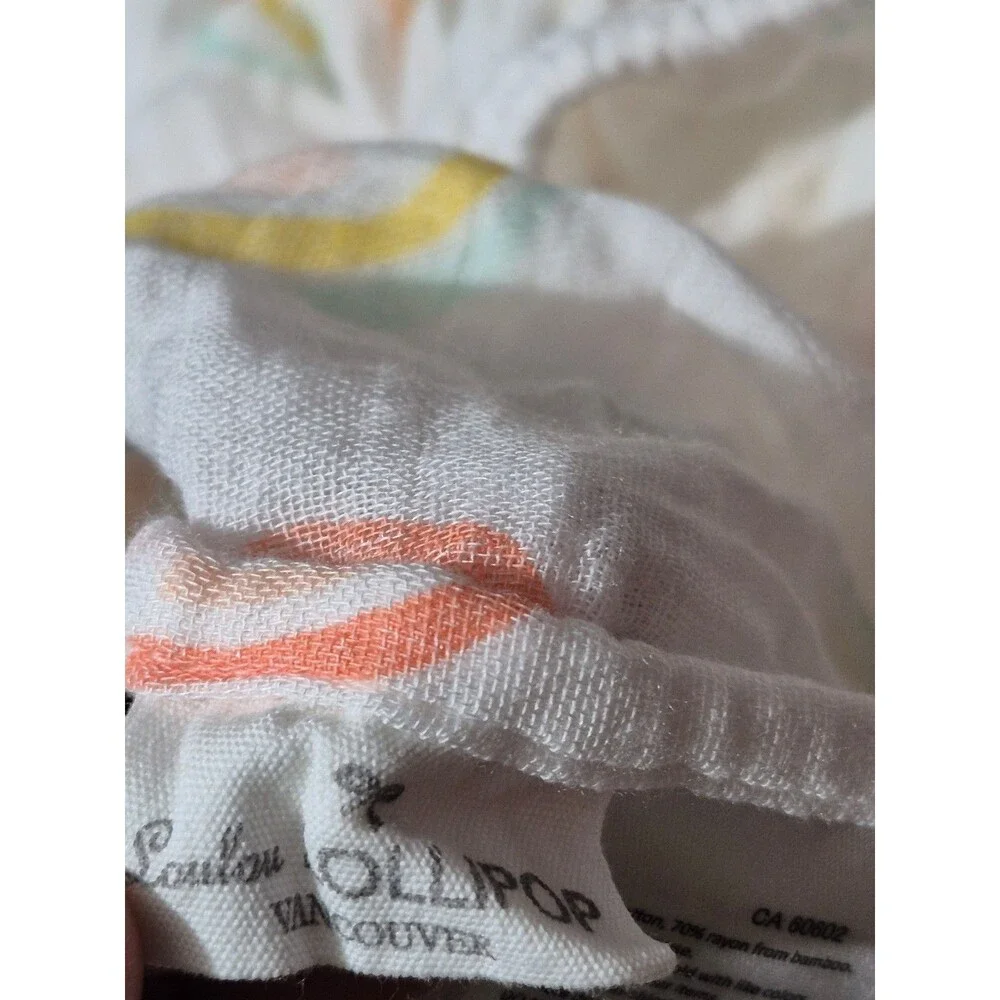 Loulou Lollipop fitted Crib Sheet - Pastel Rainbow